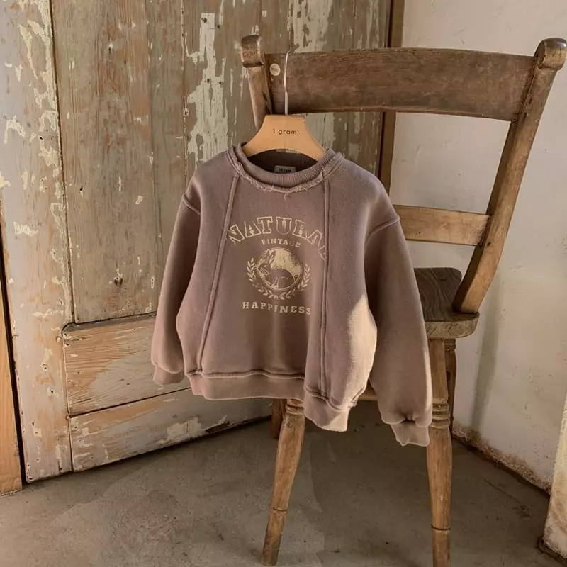 1 Gram - Korean Children Fashion - #childofig - Kin J Sweatshirt - 4
