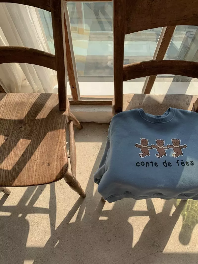 1 Gram - Korean Children Fashion - #designkidswear - Corn Bear Sweatshirt - 8