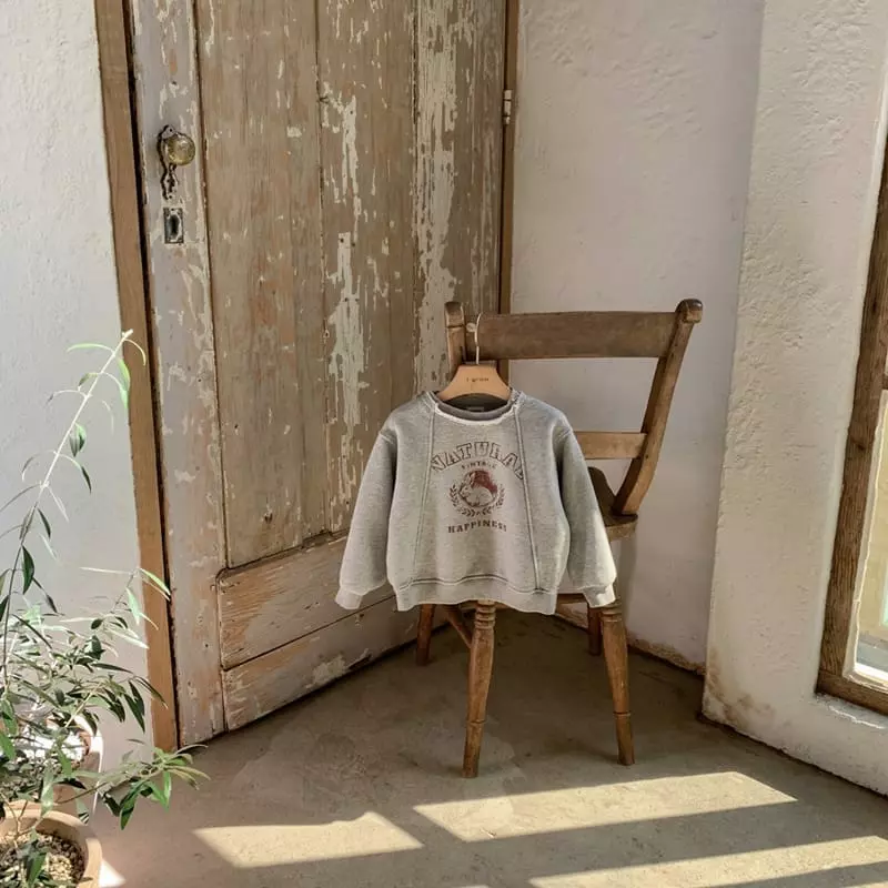 1 Gram - Korean Children Fashion - #designkidswear - Kin J Sweatshirt - 5