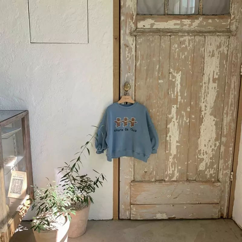 1 Gram - Korean Children Fashion - #discoveringself - Corn Bear Sweatshirt - 9