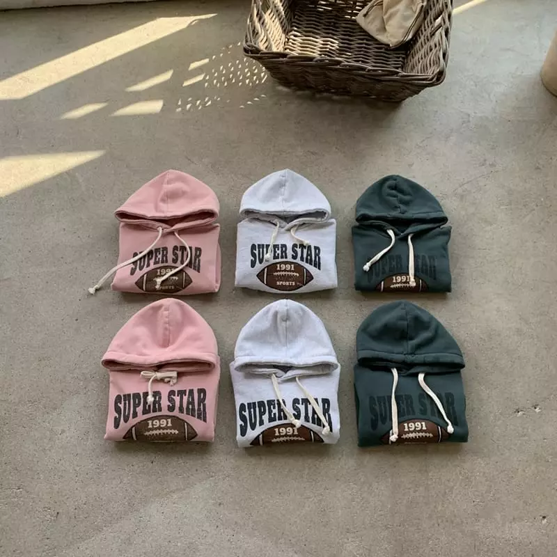 1 Gram - Korean Children Fashion - #fashionkids - Bready Hoody Tee - 8