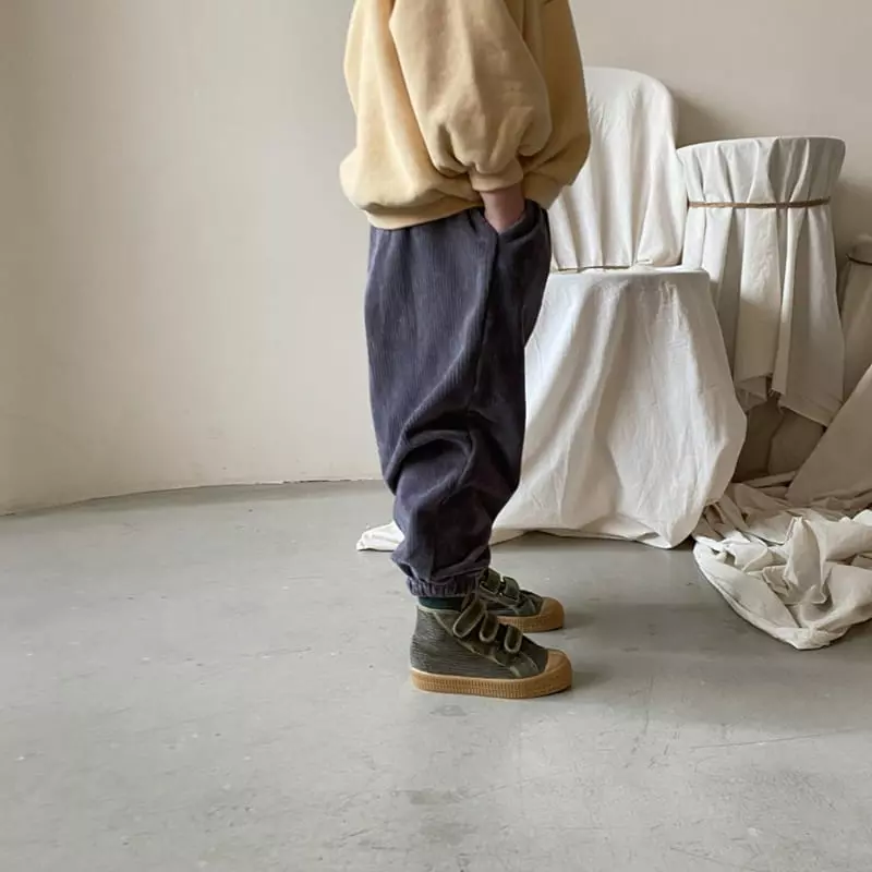 1 Gram - Korean Children Fashion - #fashionkids - Dozy Corduroy Pants - 3