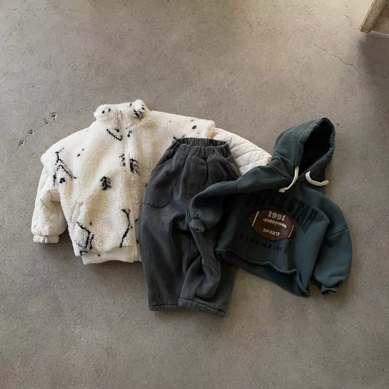 1 Gram - Korean Children Fashion - #kidsstore - Bready Hoody Tee - 10