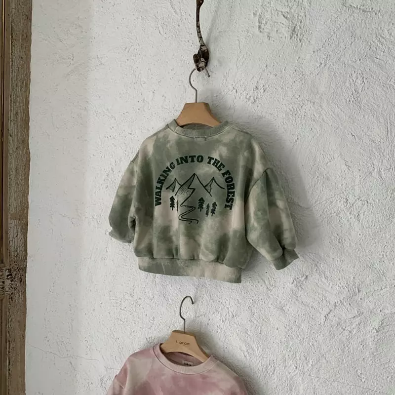 1 Gram - Korean Children Fashion - #minifashionista - Forest Sweatshirt - 3