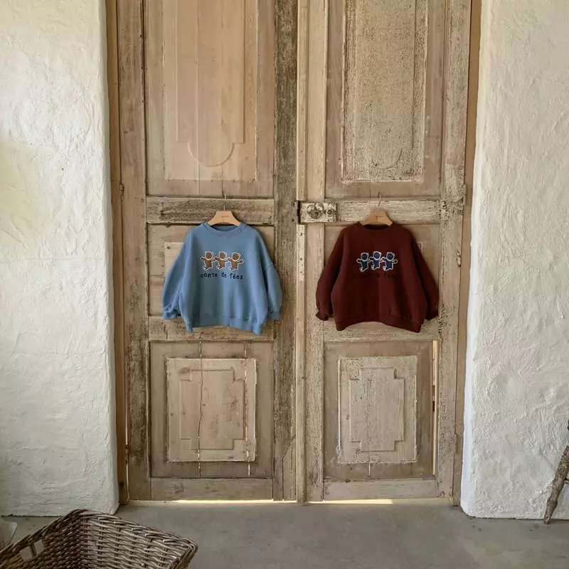 1 Gram - Korean Children Fashion - #minifashionista - Corn Bear Sweatshirt