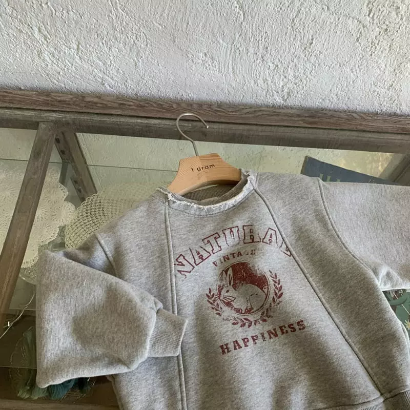 1 Gram - Korean Children Fashion - #stylishchildhood - Kin J Sweatshirt - 2