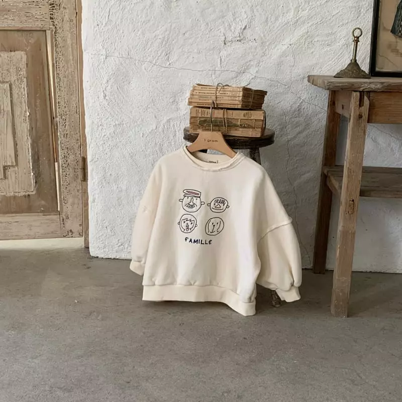 1 Gram - Korean Children Fashion - #todddlerfashion - Rock Sweatshirt - 6