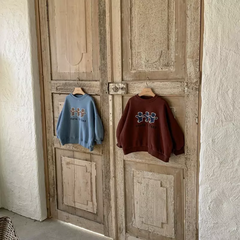 1 Gram - Korean Children Fashion - #todddlerfashion - Corn Bear Sweatshirt - 3