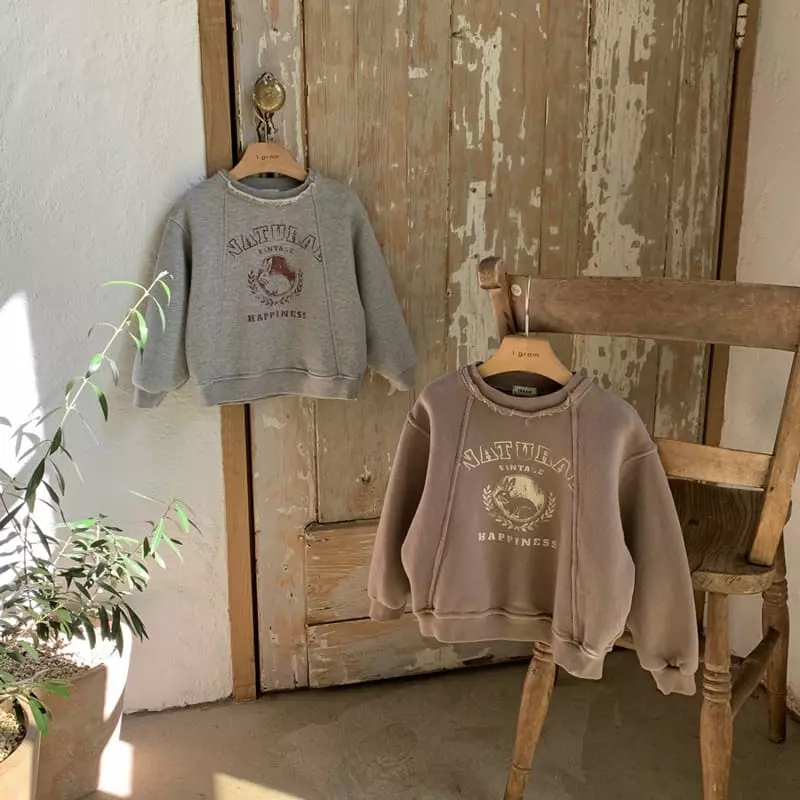 1 Gram - Korean Children Fashion - #toddlerclothing - Kin J Sweatshirt