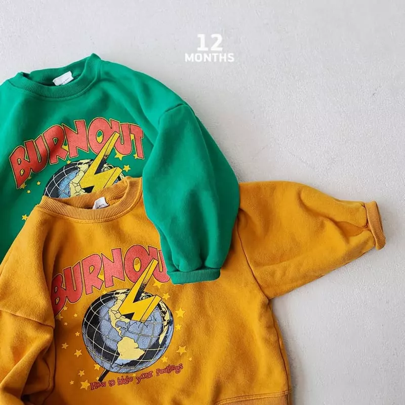 12 Month - Korean Children Fashion - #Kfashion4kids - Burn Out Sweatshirt - 7
