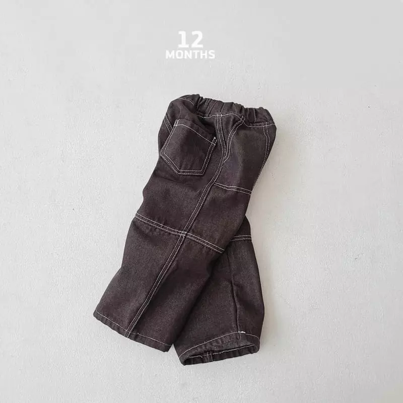 12 Month - Korean Children Fashion - #Kfashion4kids - Stitch Jeans - 6