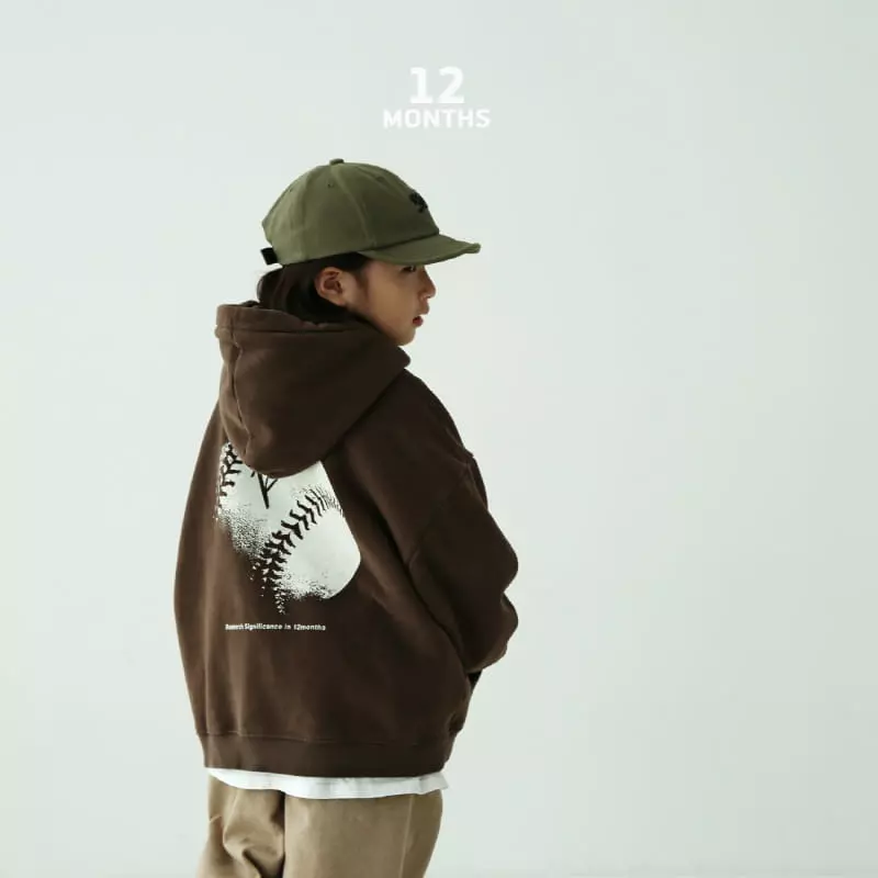 12 Month - Korean Children Fashion - #childofig - Baseall Hoody Tee - 10