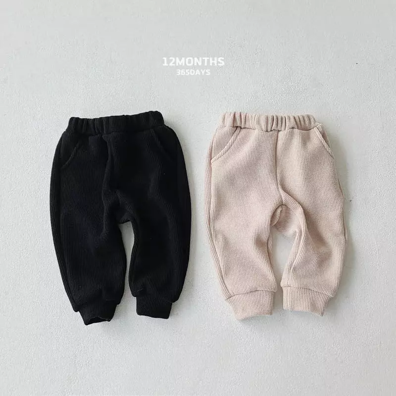 12 Month - Korean Children Fashion - #childofig - Rib Knit Pants