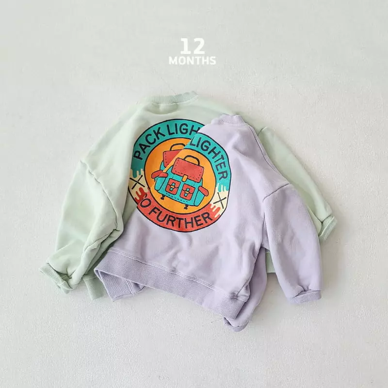 12 Month - Korean Children Fashion - #discoveringself - Go Sweatshirt - 2