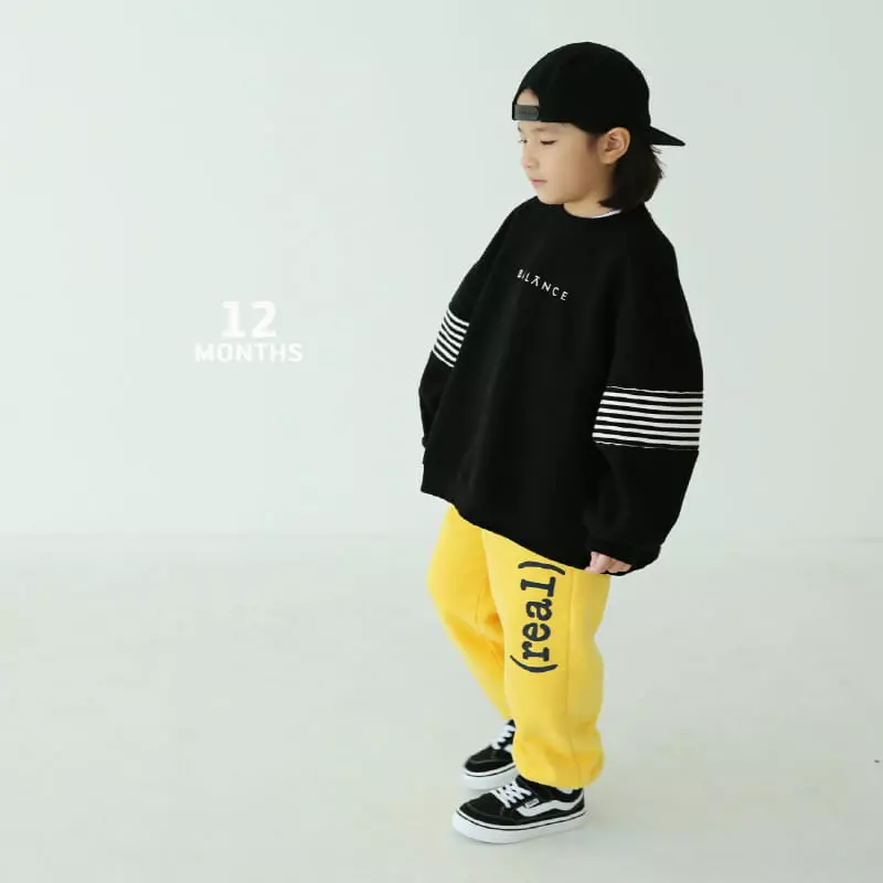 12 Month - Korean Children Fashion - #fashionkids - Balance Sweatsirt - 12