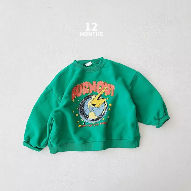 12 Month - Korean Children Fashion - #kidsstore - Burn Out Sweatshirt - 5
