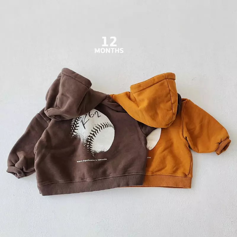 12 Month - Korean Children Fashion - #kidzfashiontrend - Baseall Hoody Tee