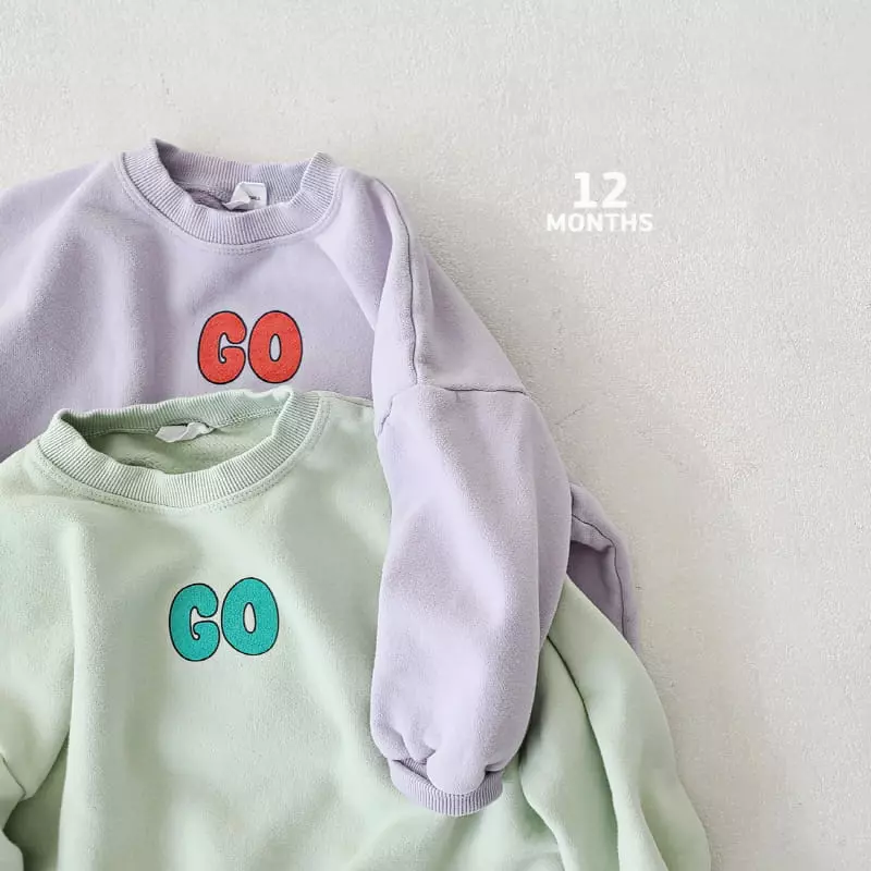 12 Month - Korean Children Fashion - #kidzfashiontrend - Go Sweatshirt - 6