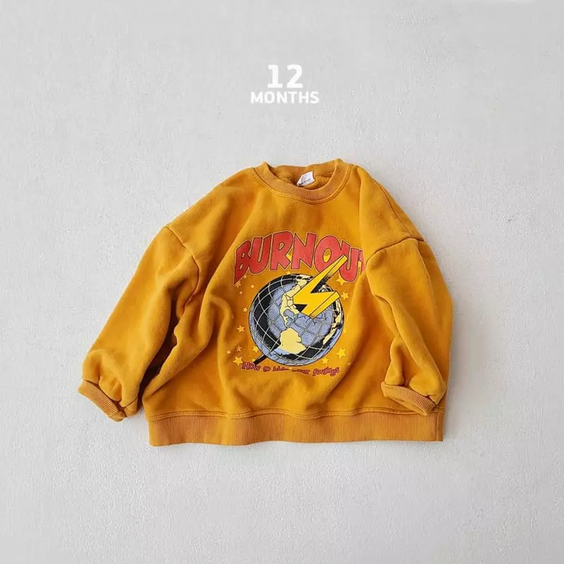 12 Month - Korean Children Fashion - #kidzfashiontrend - Burn Out Sweatshirt - 6