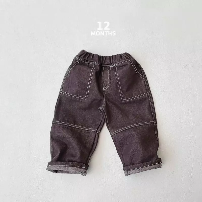 12 Month - Korean Children Fashion - #kidzfashiontrend - Stitch Jeans - 5