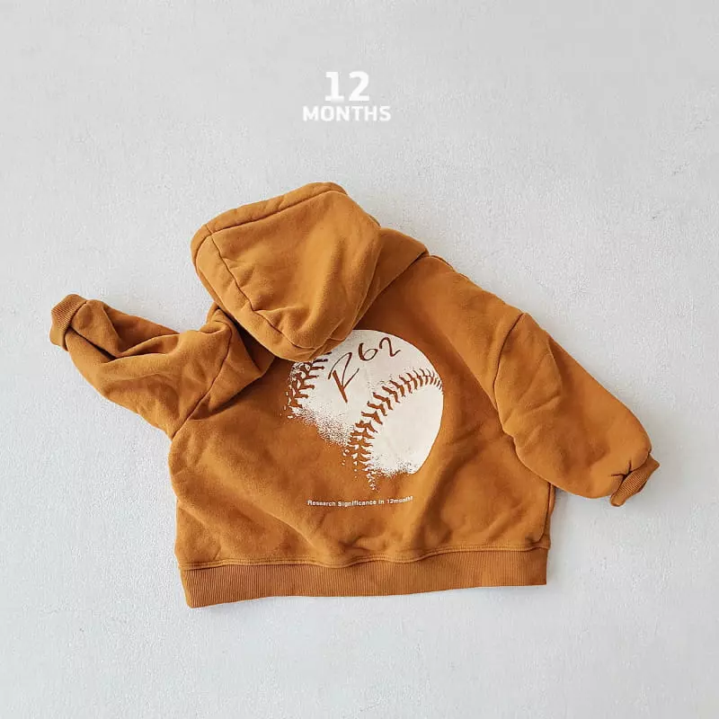 12 Month - Korean Children Fashion - #littlefashionista - Baseall Hoody Tee - 3