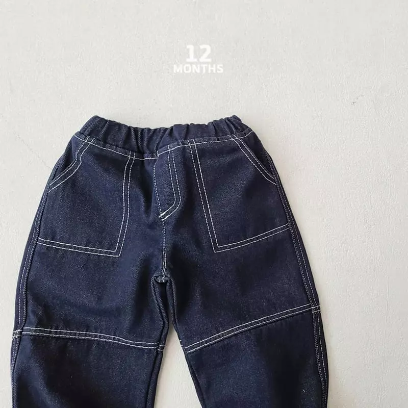 12 Month - Korean Children Fashion - #littlefashionista - Stitch Jeans - 7