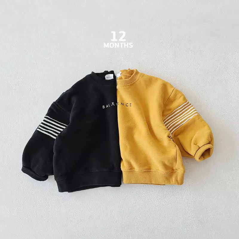 12 Month - Korean Children Fashion - #magicofchildhood - Balance Sweatsirt - 2