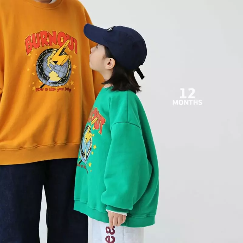 12 Month - Korean Children Fashion - #magicofchildhood - Burn Out Sweatshirt - 9
