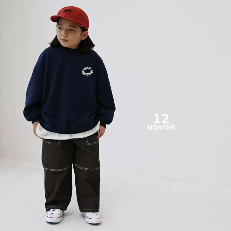 12 Month - Korean Children Fashion - #minifashionista - Never Sweatshirt - 12