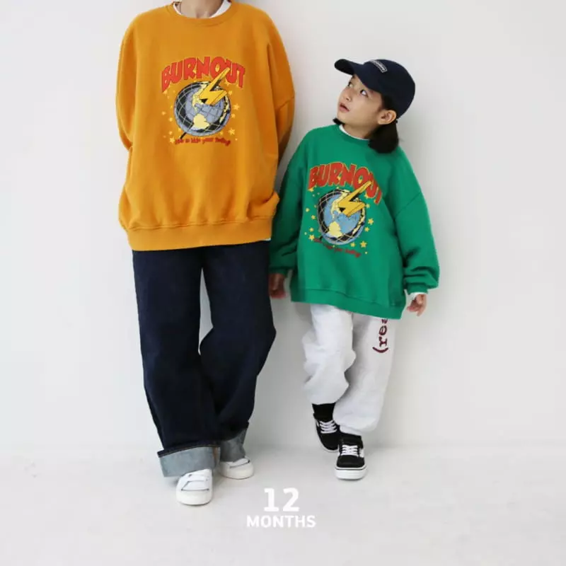 12 Month - Korean Children Fashion - #minifashionista - Burn Out Sweatshirt - 10