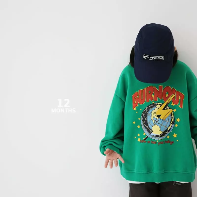 12 Month - Korean Children Fashion - #prettylittlegirls - Burn Out Sweatshirt - 11