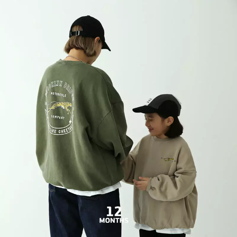 12 Month - Korean Children Fashion - #toddlerclothing - Peach Cheetah Tee wuth Mom - 11