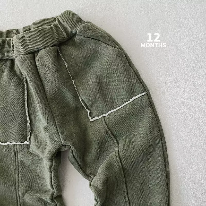 12 Month - Korean Children Fashion - #toddlerclothing - Pigment Unbal Pants - 10
