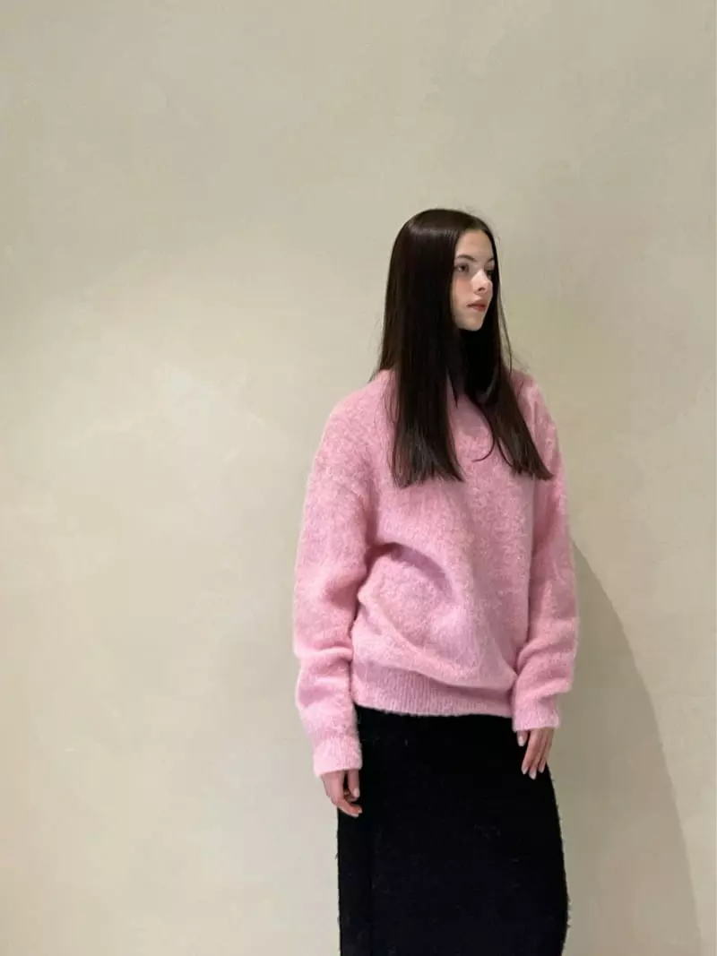 140 Avenue - Korean Women Fashion - #momslook - Brush Knit Tee - 11