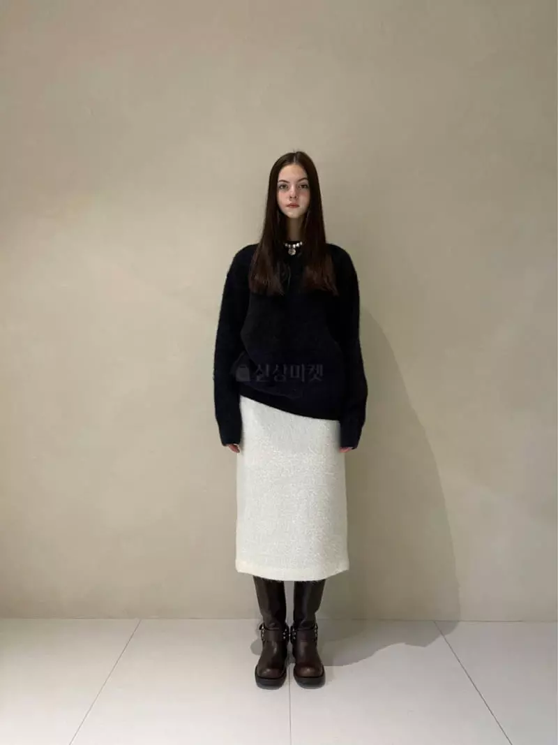 140 Avenue - Korean Women Fashion - #momslook - Brush Knit Tee - 5