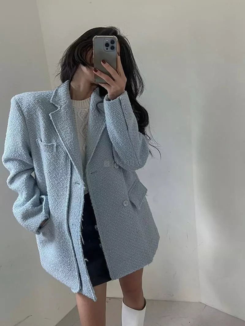 140 Avenue - Korean Women Fashion - #pursuepretty - Layered Jacket - 5