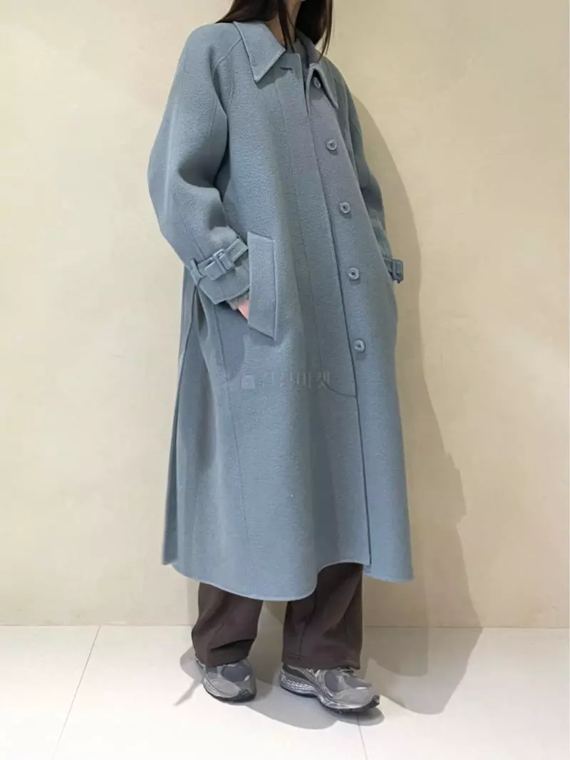 140 Avenue - Korean Women Fashion - #thelittlethings - Belt Long Coat - 11
