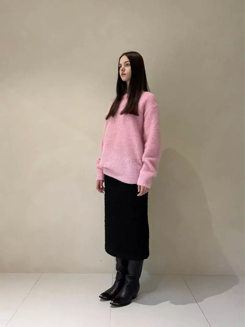 140 Avenue - Korean Women Fashion - #womensfashion - Brush Knit Tee - 10