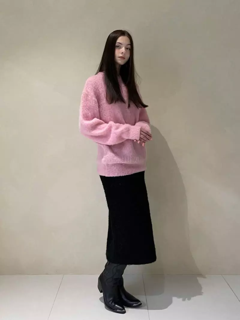 140 Avenue - Korean Women Fashion - #womensfashion - Brush Knit Tee - 8