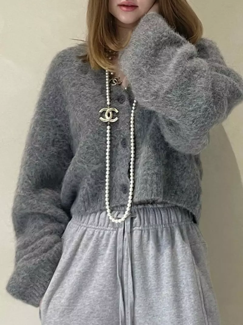 140 Avenue - Korean Women Fashion - #womensfashion - Peret Pur Cardigan - 9