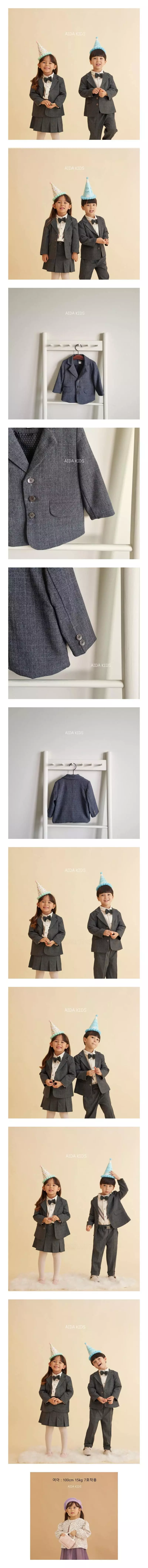 Aida - Korean Children Fashion - #littlefashionista - Glen Jacket