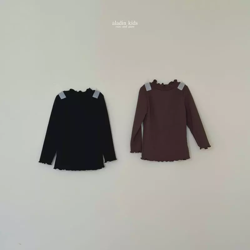 Aladin - Korean Children Fashion - #Kfashion4kids - Nalnal Rib Turtleneck Tee - 6