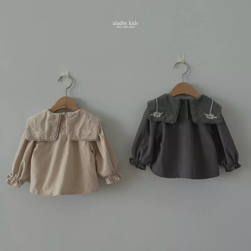 Aladin - Korean Children Fashion - #childofig - Mongle Embrodiery Blouse - 6
