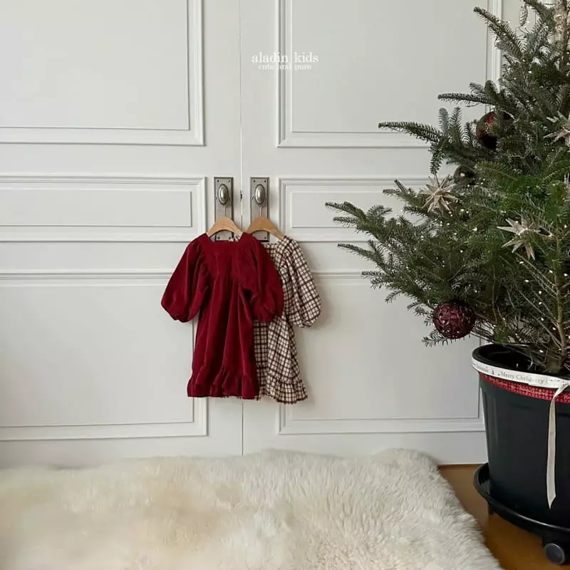 Aladin - Korean Children Fashion - #discoveringself - Christmas One-piece