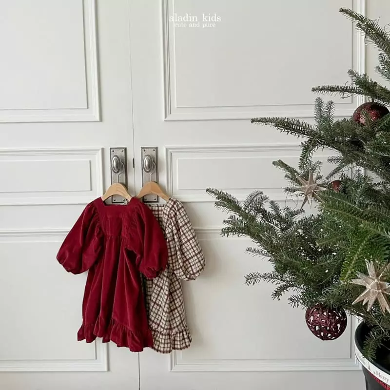 Aladin - Korean Children Fashion - #kidsshorts - Christmas One-piece - 3