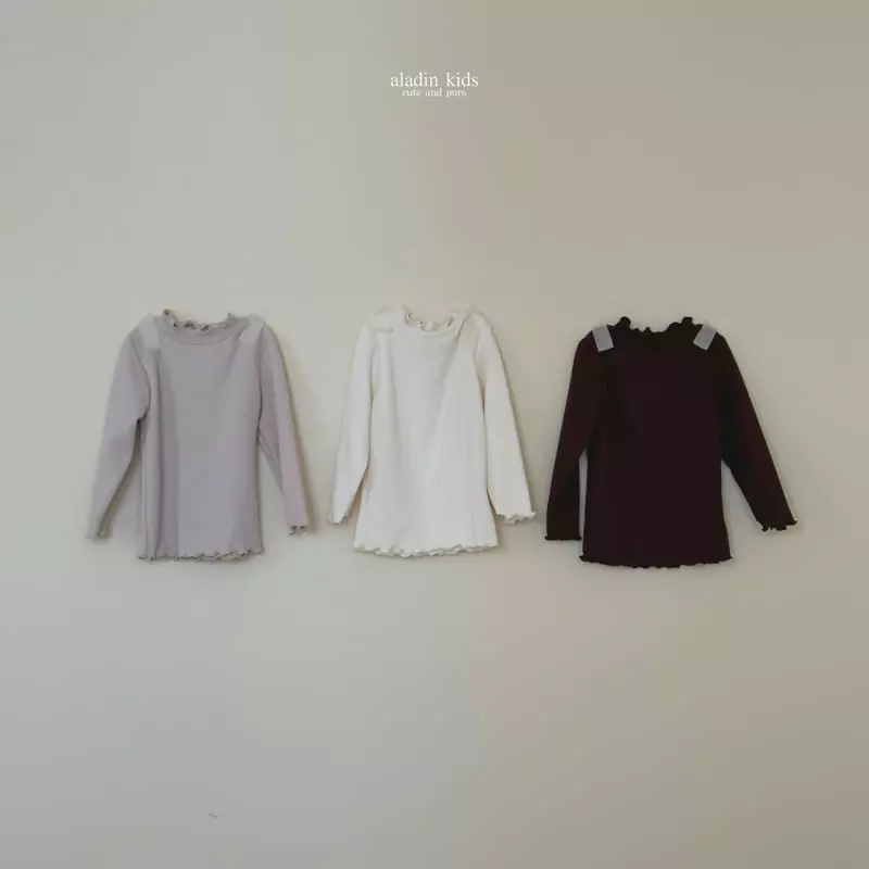 Aladin - Korean Children Fashion - #magicofchildhood - Nalnal Rib Turtleneck Tee - 8
