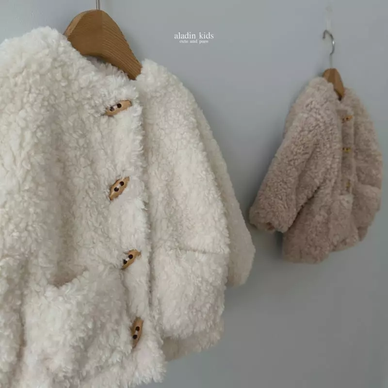 Aladin - Korean Children Fashion - #minifashionista - Togle Fleece Jacket - 2