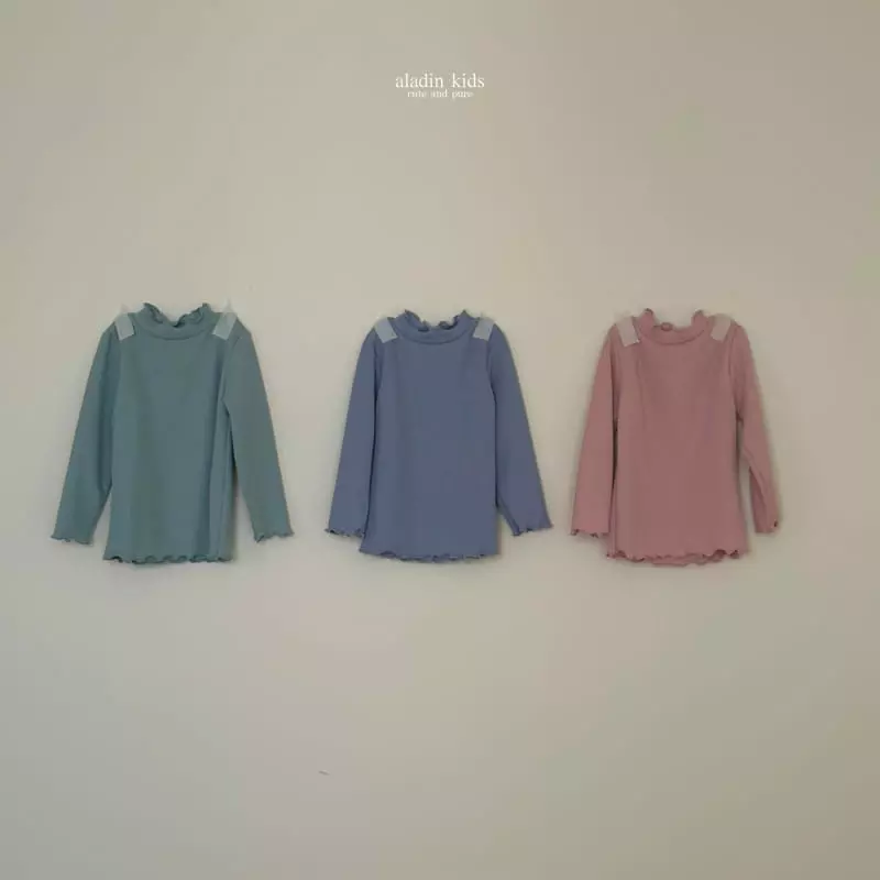Aladin - Korean Children Fashion - #prettylittlegirls - Nalnal Rib Turtleneck Tee - 10