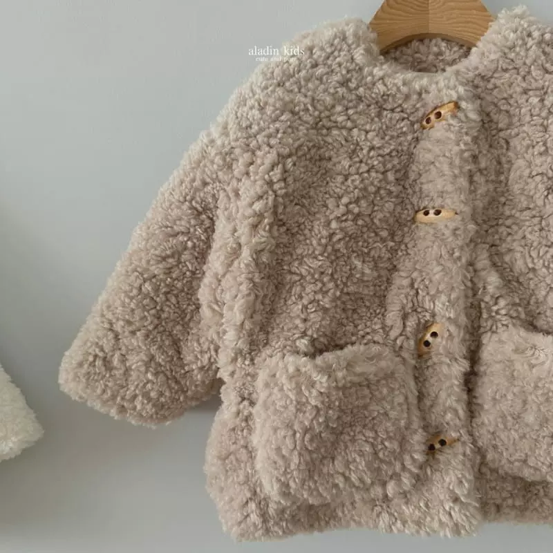 Aladin - Korean Children Fashion - #toddlerclothing - Togle Fleece Jacket - 5