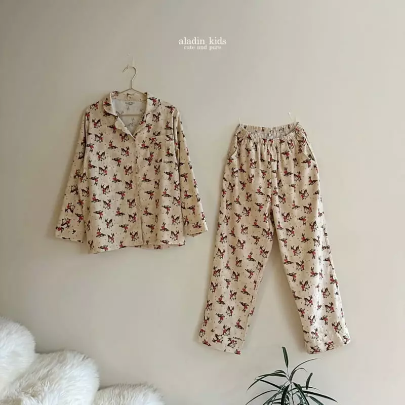 Aladin - Korean Women Fashion - #womensfashion - Mom New Christmas Bmabi Pajama - 3